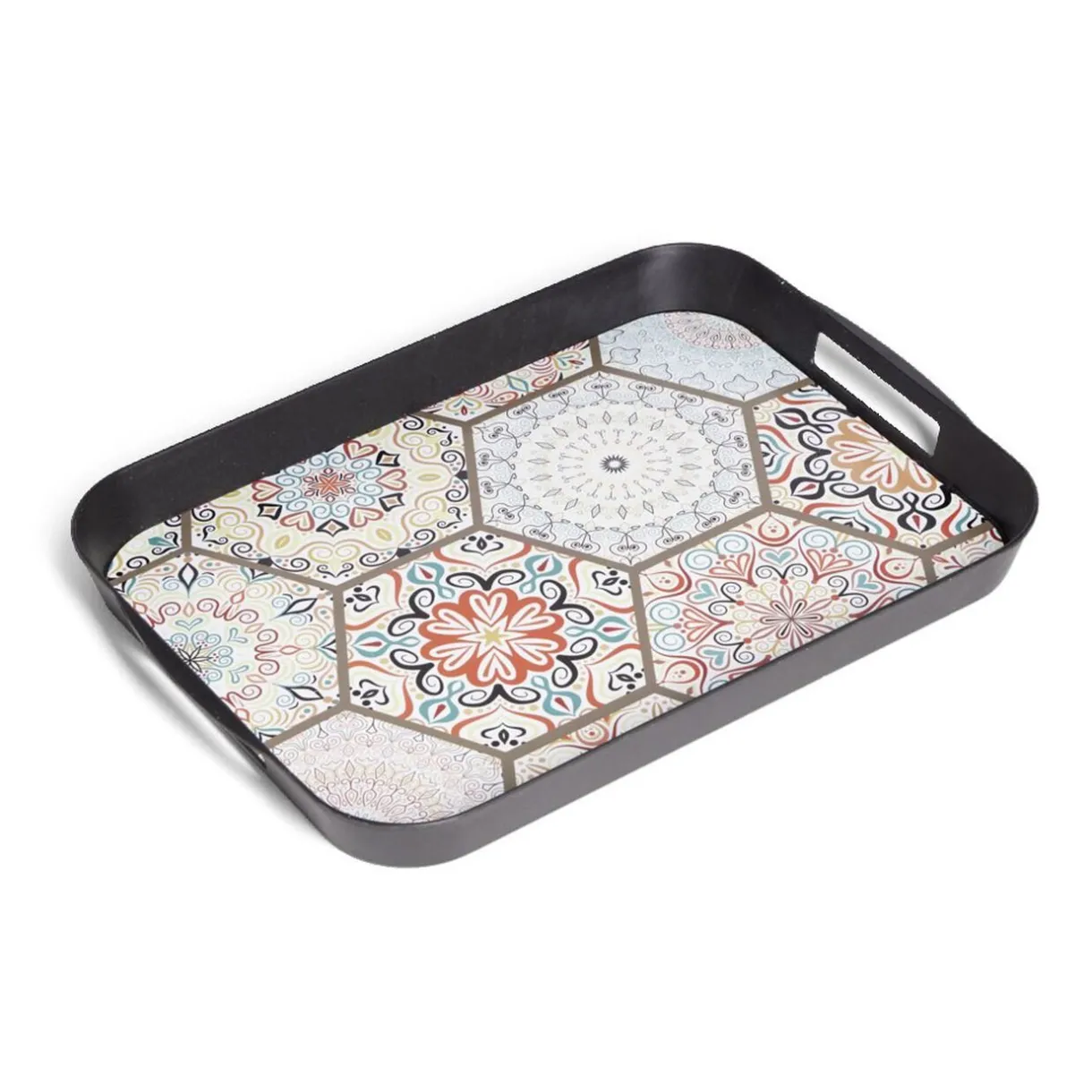 Gifi Plateau polypropylène 28,6x20,7cm - 4 modèles Outlet