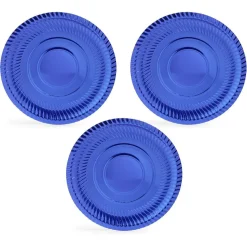 Gifi Plateau présentation carton bleu métallisé x3