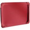 Gifi Plateau rectangulaire en carton rouge x5