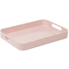 Gifi Plateau rectangulaire mélamine rose Discount