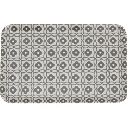 Gifi Plateau rectangulaire mélamine design carreaux de ciment gris