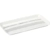 Gifi Plateau rectangulaire mélamine blanc écritures noires