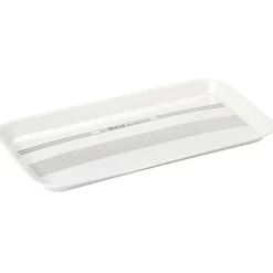 Gifi Plateau rectangulaire mélamine blanc écritures noires