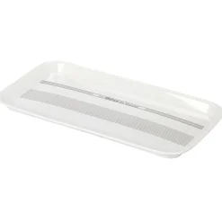 Gifi Plateau rectangulaire mélamine blanc écritures noires