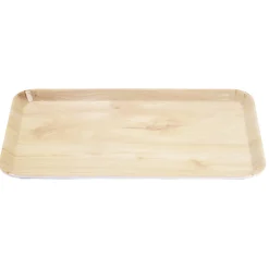 Gifi Plateau rectangulaire mélaminé effet bois naturel 19x30cm Outlet