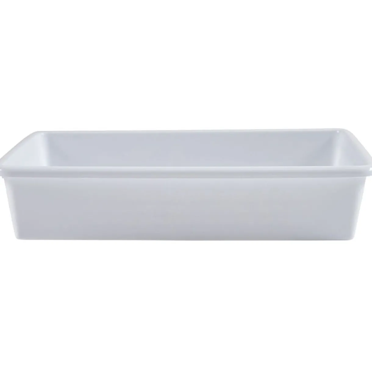 Gifi Plateau rectangulaire plastique blanc 3L