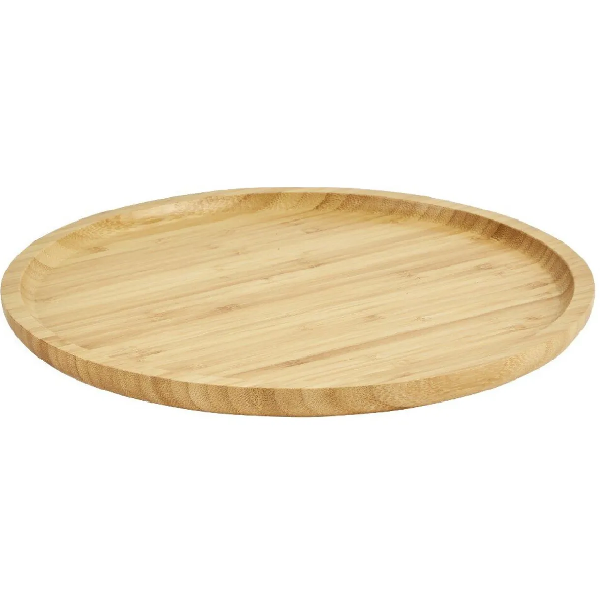 Gifi Plateau rond bambou naturel