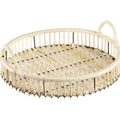 Gifi Plateau rond finition bois naturel