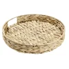 Gifi Plateau rond naturel en jacinthe tressée Ø35xH5cm New