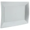 Gifi Plateau réutilisable argenté x3