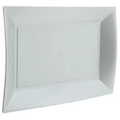 Gifi Plateau réutilisable argenté x3