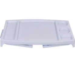 Gifi Plateau sur pied plastique pliable blanc New