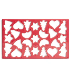 Gifi Pochoir à pâtisserie Noël 7 formes 22x37cm Best
