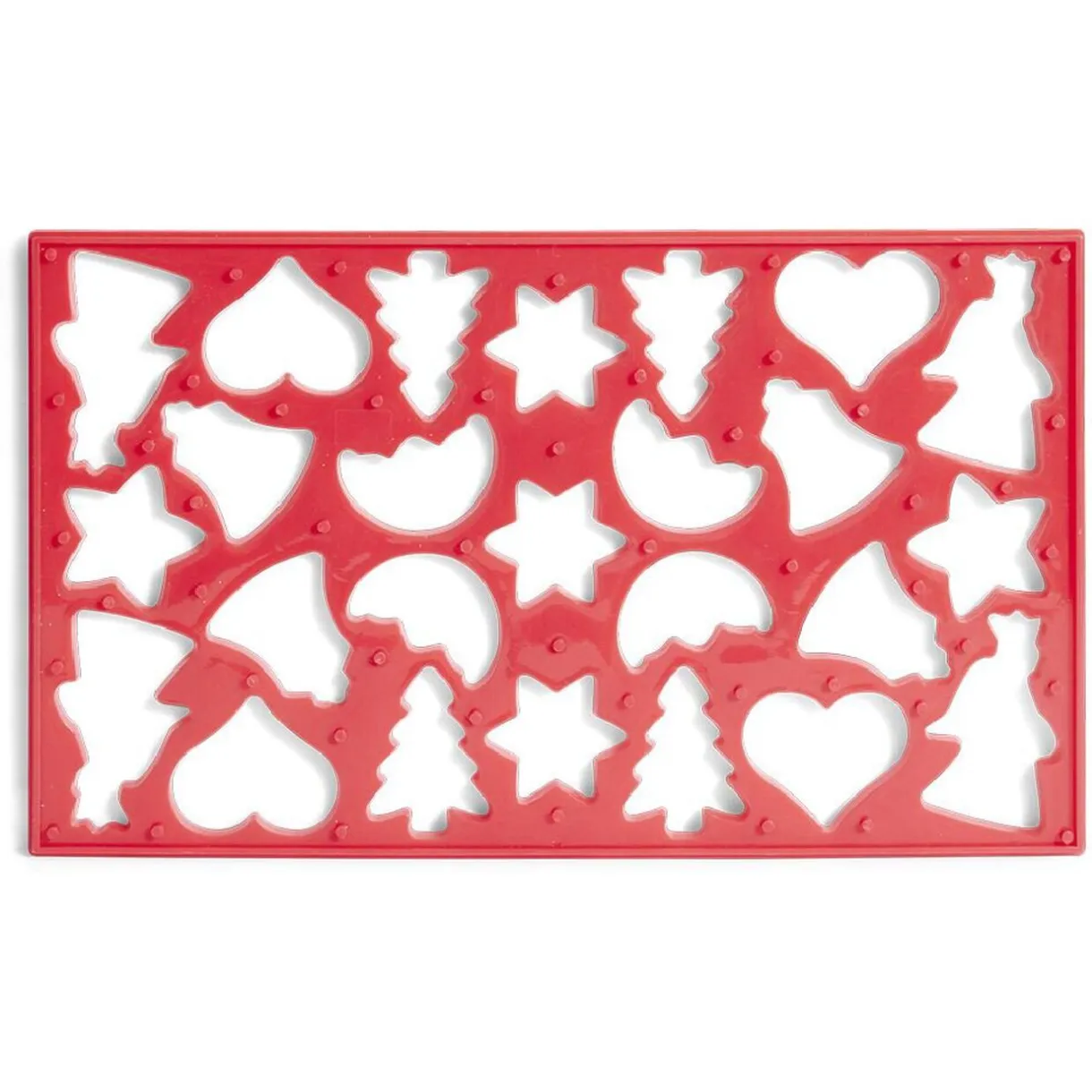 Gifi Pochoir à pâtisserie Noël 7 formes 22x37cm Best