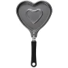 Gifi Poêle à pancake forme coeur gris et noir L15cm New
