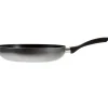 Gifi Poêle antiadhésive aluminium dégradé gris poignée bakélite noire Hot