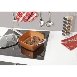 Gifi Poêle anti-adhésive Copper Chef Best