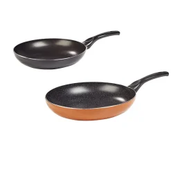 Gifi Poêle effet pierre noire et orange x2 Sale