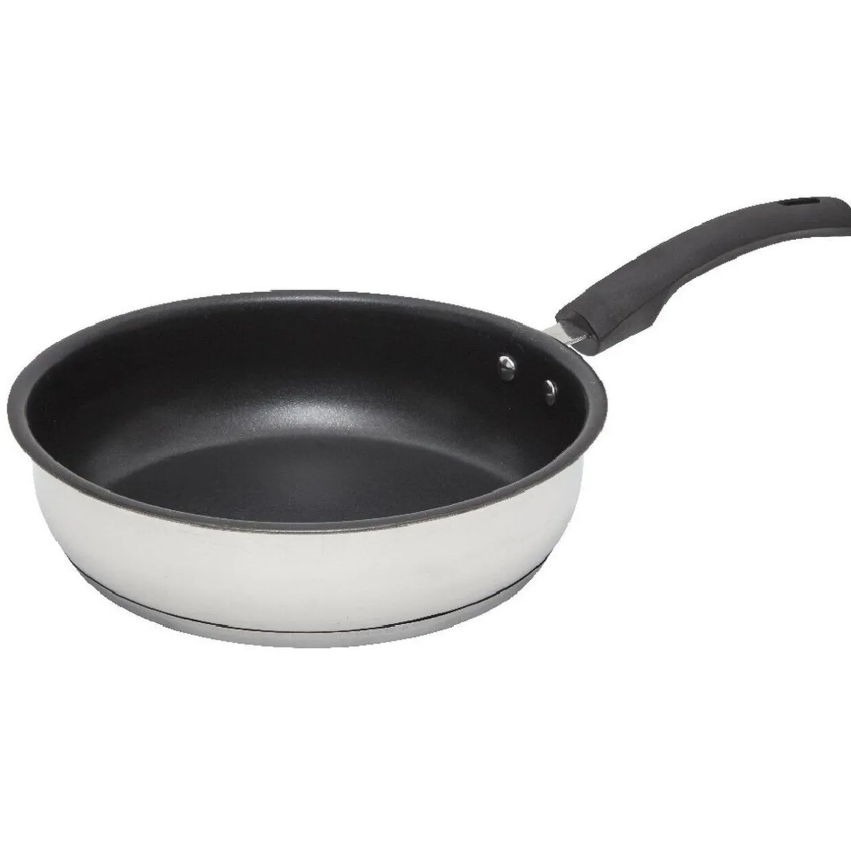 Gifi Poêle inox avec poignée bakélite ø 24 cm Clearance