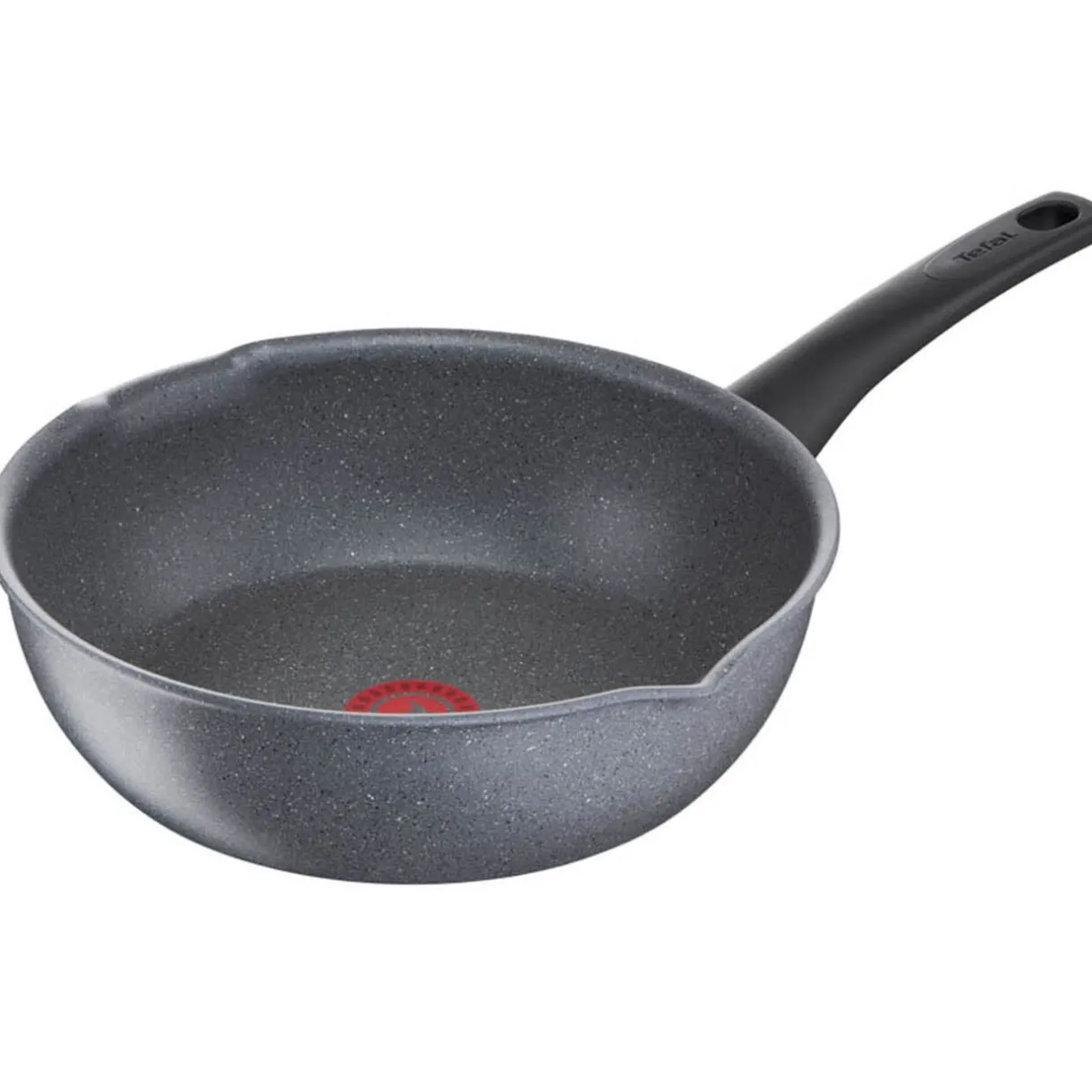 Gifi Poêle sauteuse Tefal Mineralia Force aluminium moucheté gris noir ø 26 cm Outlet
