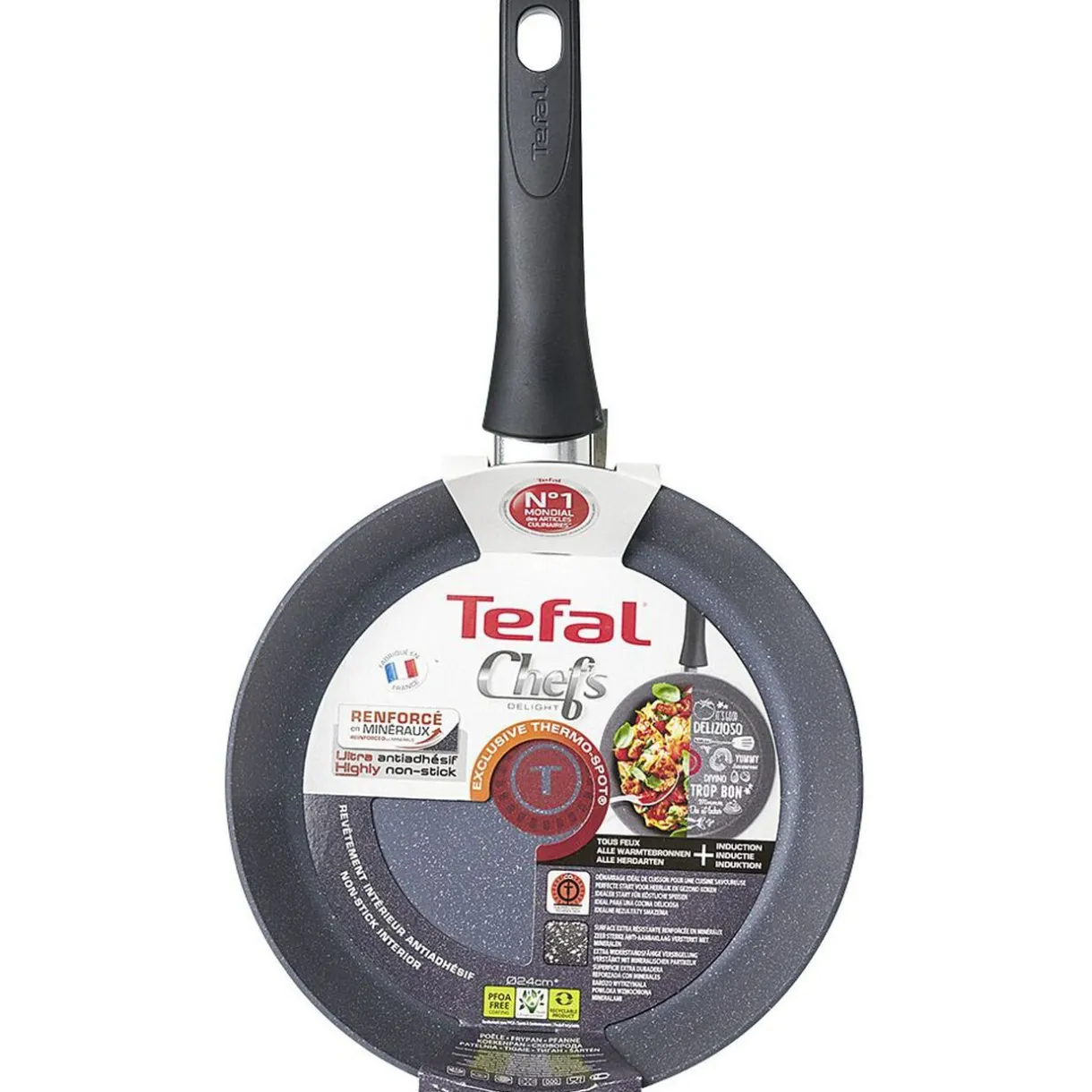 Gifi Poêle Tefal aluminium effet pierre Ø24cm Clearance