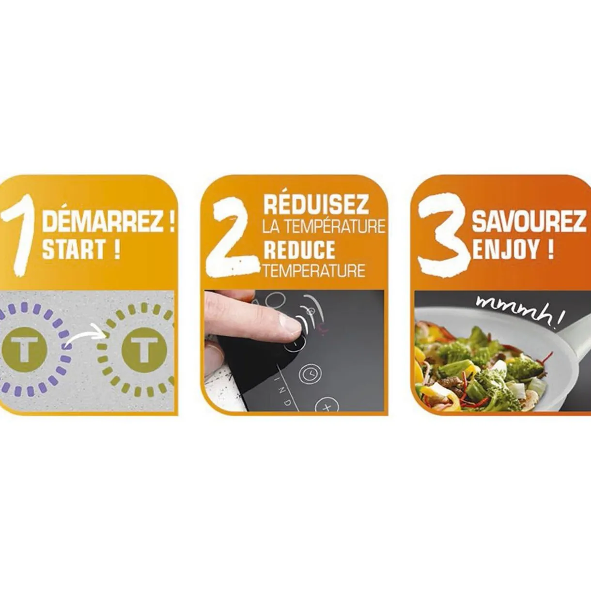 Gifi Poêle tefal Preserve en céramique avec indicateur thermo-spot ø 24 cm Sale