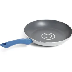 Gifi Poêle tous feux Ø24cm aluminium gris et bleu Discount