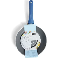 Gifi Poêle tous feux Ø24cm aluminium gris et bleu Discount