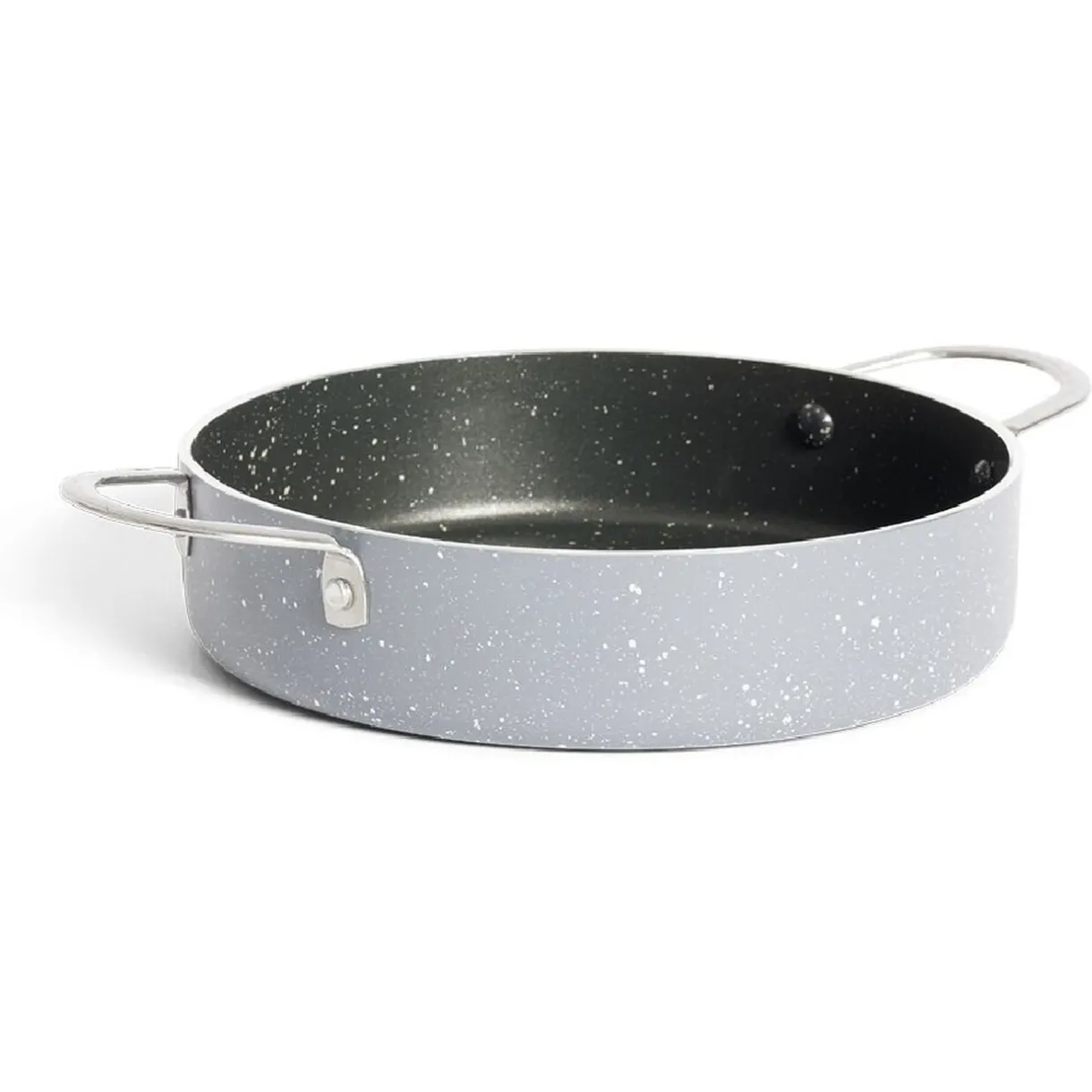 Gifi Poêle tous feux dont induction aluminium et inox noir Ø16cm Discount
