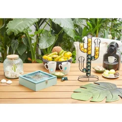 Gifi Porte capsule café déco en forme de cactus noir Best