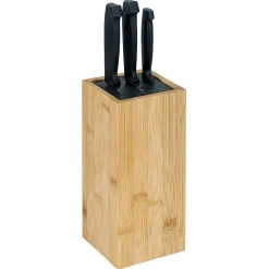 Gifi Porte couteaux en bambou 10,5x10,5xH22cm