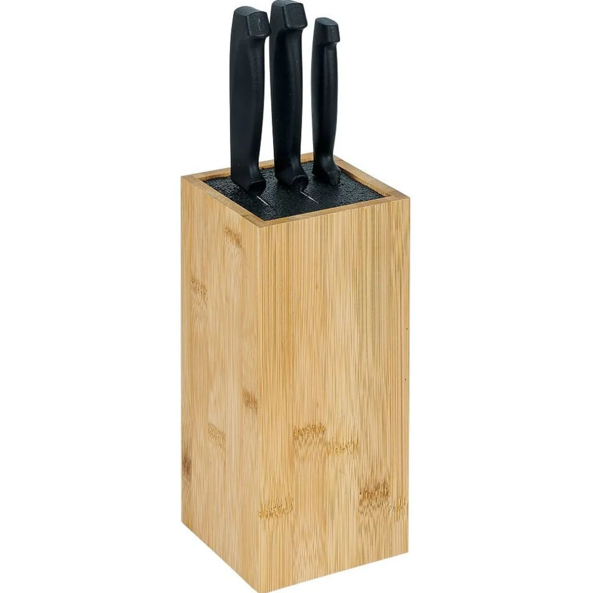 Gifi Porte couteaux en bambou 10,5x10,5xH22cm