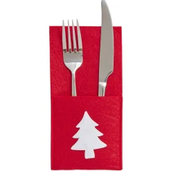 Gifi Porte couvert de noël en feutrine New