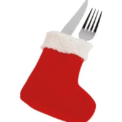 Gifi Porte couverts botte de Noël x2 Discount