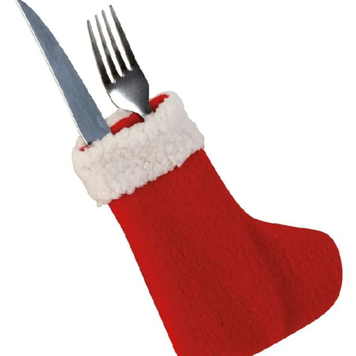 Gifi Porte couverts botte de Noël x2 Discount