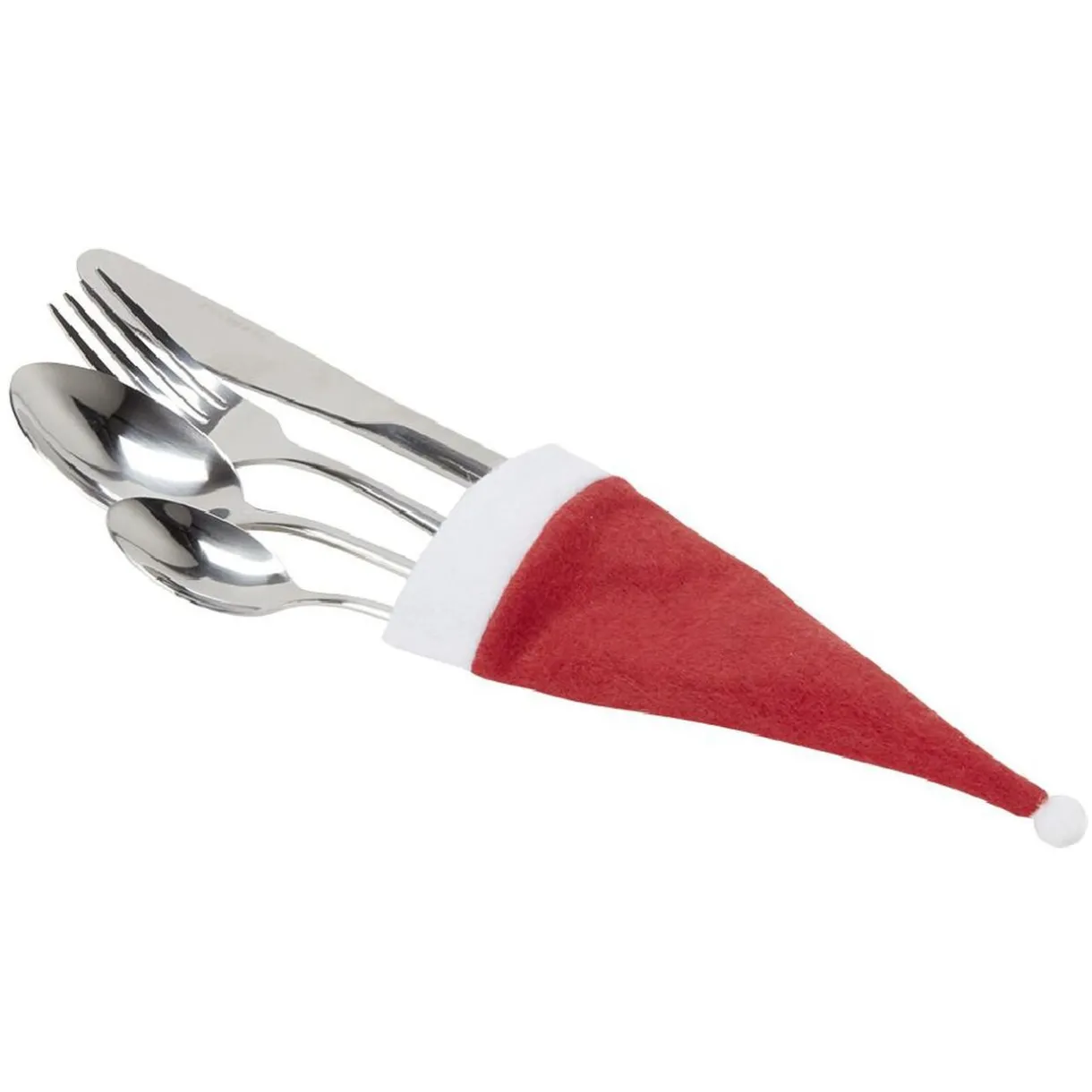 Gifi Porte couverts en forme de bonnet de Noël x4 Sale