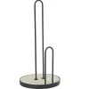 Gifi Porte essuie-tout métal bambou beige noir New