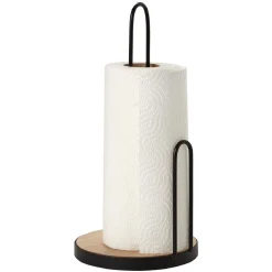 Gifi Porte essuie-tout métal et bambou Outlet