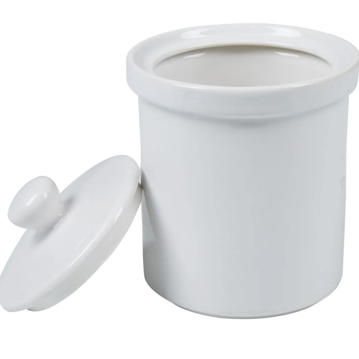 Gifi Pot avec couvercle blanc