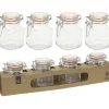 Gifi Pot de conservation en verre 90 ml x4 Discount