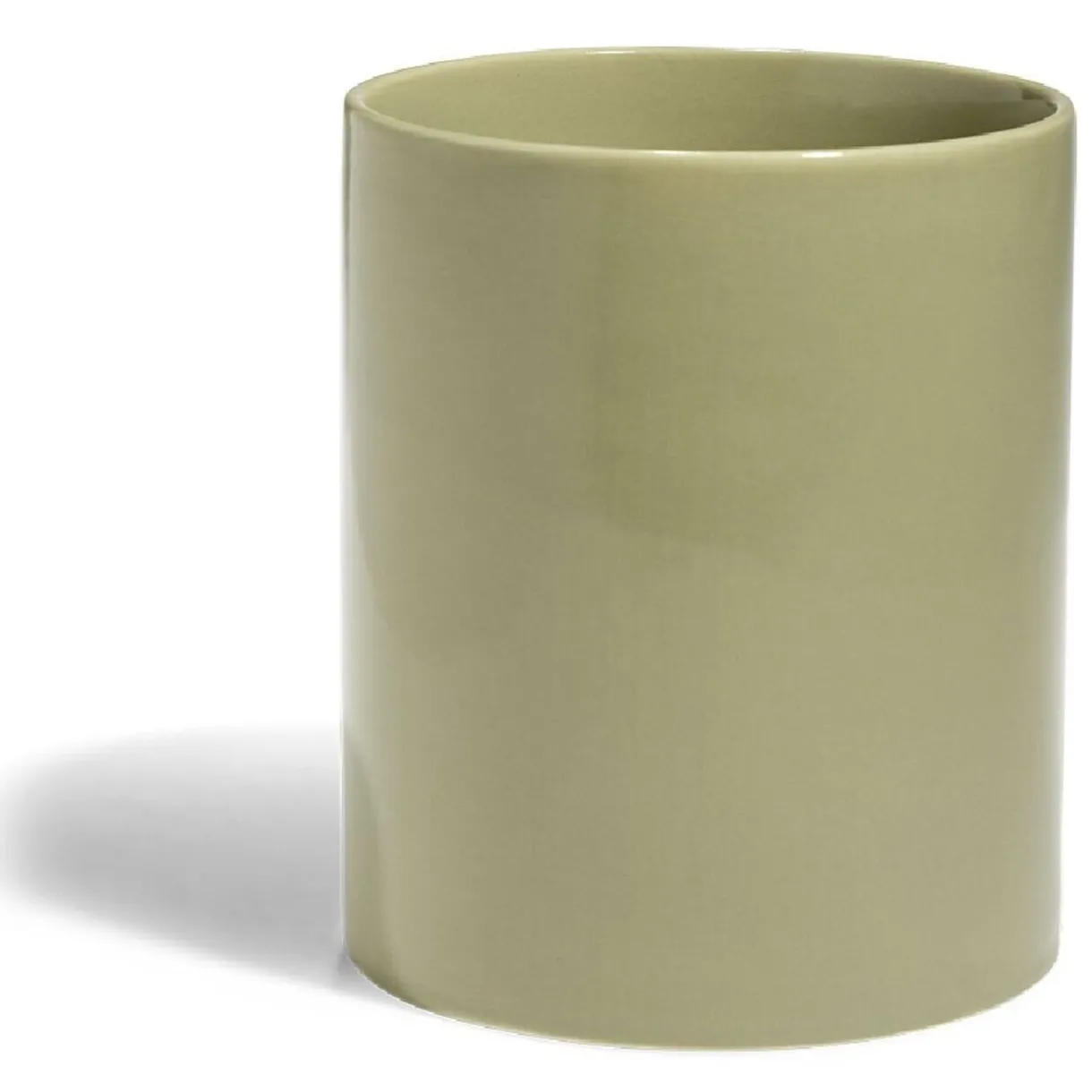 Gifi Pot de conservation 1,1L grès carreau de ciment couvercle bambou Ø12xH14,5cm Discount