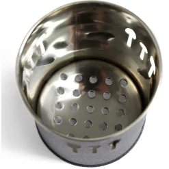 Gifi Pot range-couverts Ø10xH.15cm inox finition gris crocodile Best