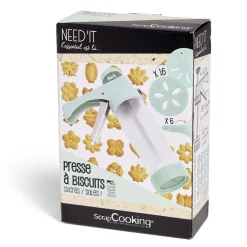 Gifi Presse à biscuits sucrés/salés 16 disques et 6 douilles Best