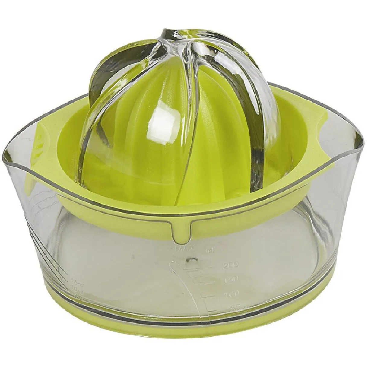 Gifi Presse agrumes avec réservoir transparent vert New