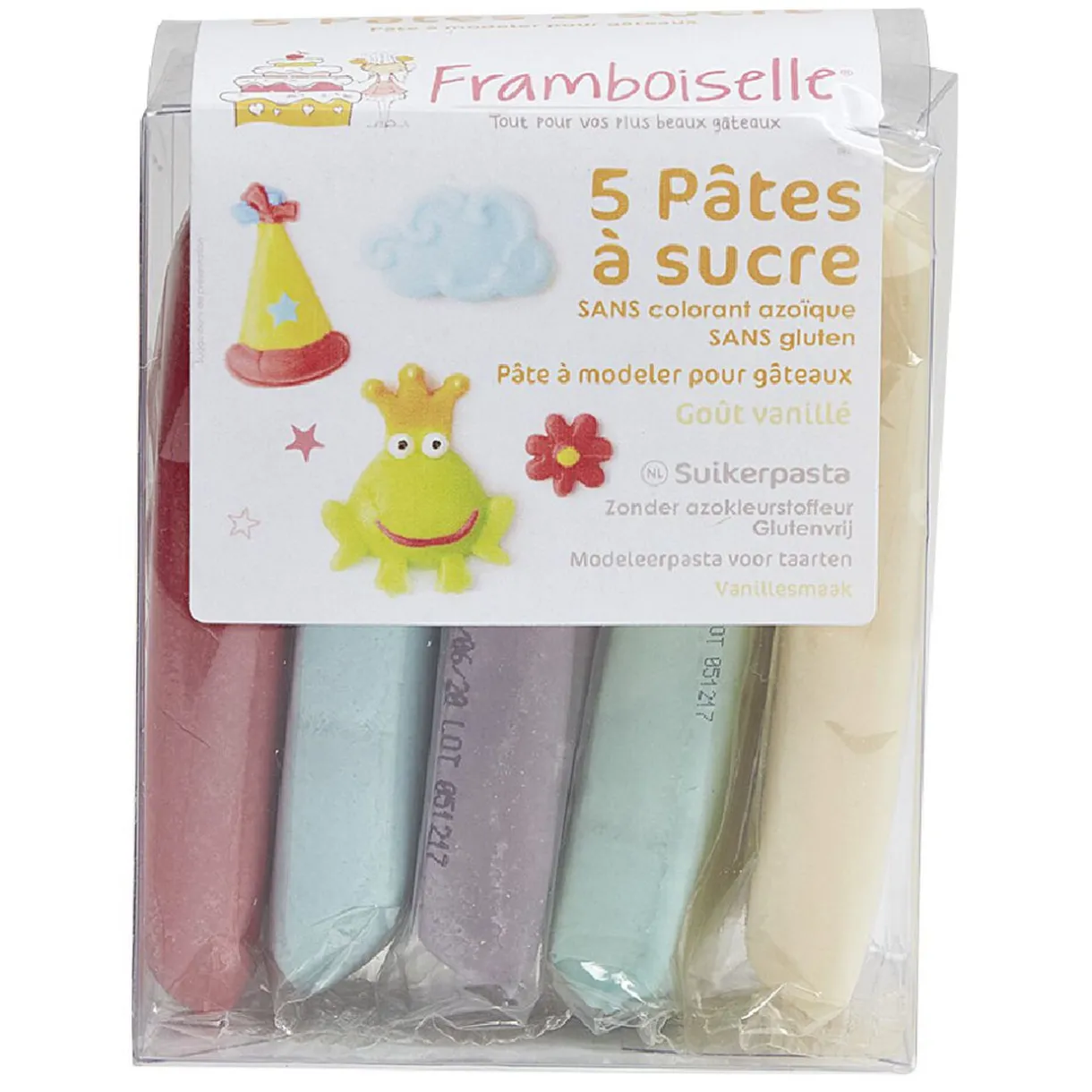 Gifi Pâte à sucre Framboiselle x6 Outlet