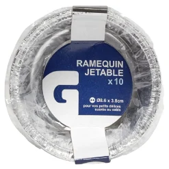 Gifi Ramequin en aluminium diamètre 8,6cm par 10 New