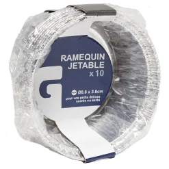 Gifi Ramequin en aluminium diamètre 8,6cm par 10 New
