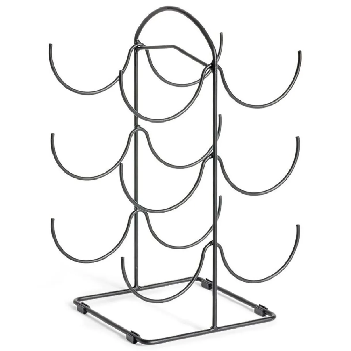 Gifi Range bouteille vertical 6 emplacements métal 19x25xH40cm Sale