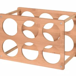 Gifi Range bouteilles 6 compartiments bois Outlet