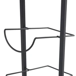 Gifi Range bouteilles 6 compartiments métal noir Best